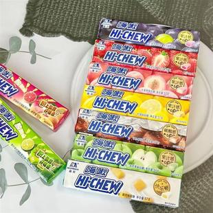 正宗水果软糖57g日本网红嗨秋水蜜桃零食糖果汁葡萄奶糖包装
