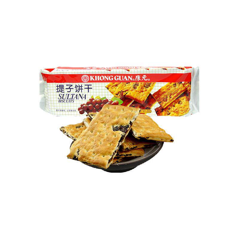 正宗康元提子饼干 干葡萄干 干果肉酥性休闲 馋嘴小零食提子夹心