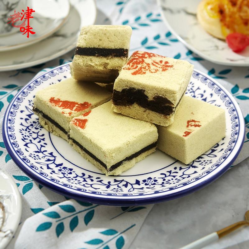 正宗天津特产绿豆糕红豆沙