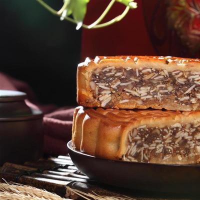 正宗广式大月饼火腿伍仁金