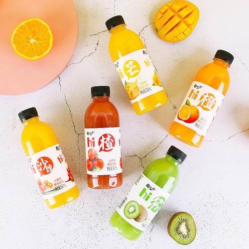 正宗果汁果味饮料整箱360m