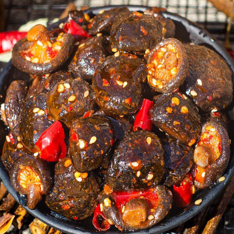 正宗四川冷吃麻辣味小香菇即食零食卤味熟食追剧下酒素菜特产解馋