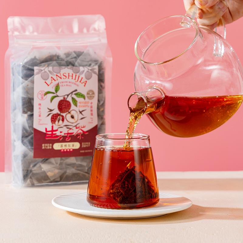 正宗50包荔枝红茶水果茶花果茶果粒茶花茶组合冷泡茶三角茶包袋泡