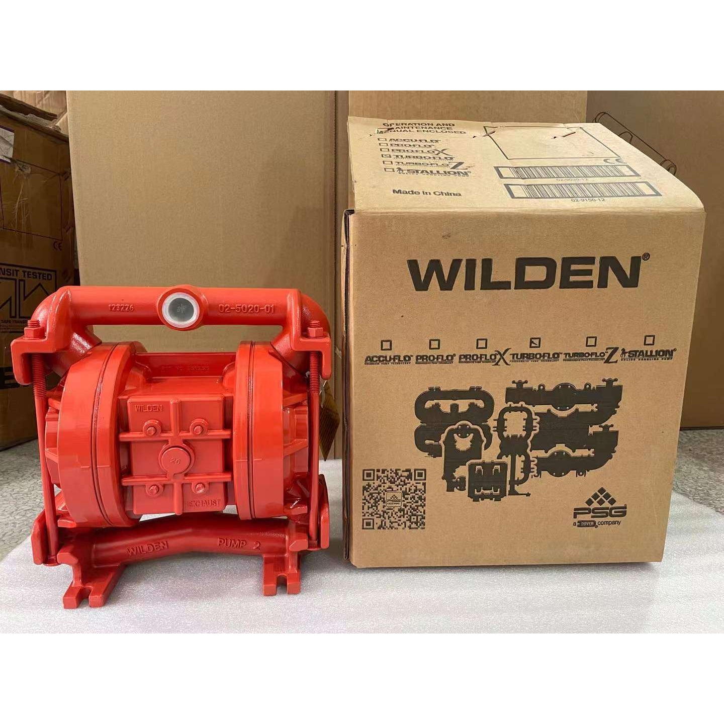 WILDEN威尔顿T2/AAAAB  T系类铝合金外壳+橡胶膜片系类气动隔膜泵
