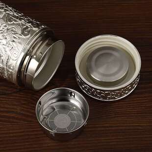 办公室珍藏送礼茶杯家用男女通用百福保温杯茶杯摆件