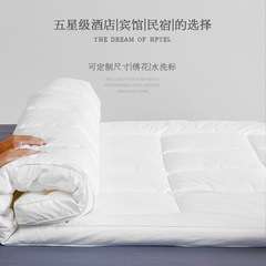 舒适垫床褥保护垫床垫羽丝绒棉床护垫被加厚单双人床酒店民宿布草
