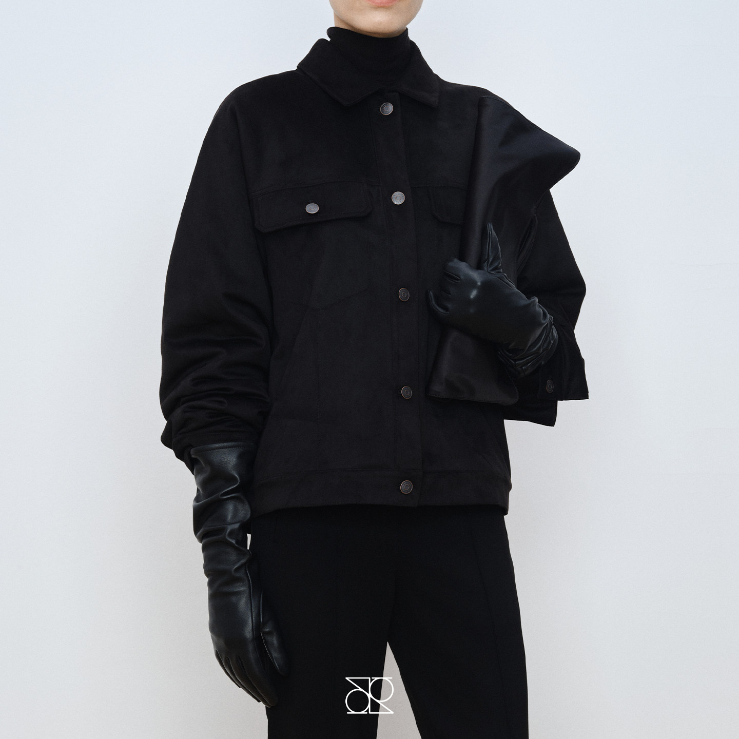 MAISON THER【25秋冬新款】美式复古麂皮感棉服棉服外套宽松夹克