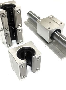 轴承钢直线圆导轨SBRC直线导轨滑块厂家直销