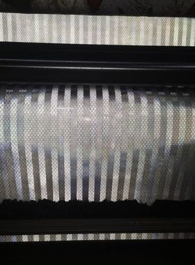 白色egp高亮微菱镜反光膜 pvc红黄白工程六边蜂窝状反光胶带贴纸