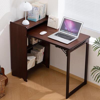 折叠儿童书桌学习桌电脑桌学生家用写字桌写作业专用桌床边小桌子