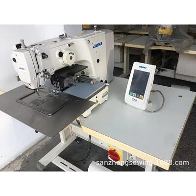 二手JUKI 210EN花样机 电脑花样机 皮牌花样机 魔术贴花样缝纫机