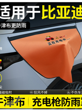 适用比亚迪海鸥海豚海豹06DMI/EV/GT海狮07EV/05充电枪防雨罩户外