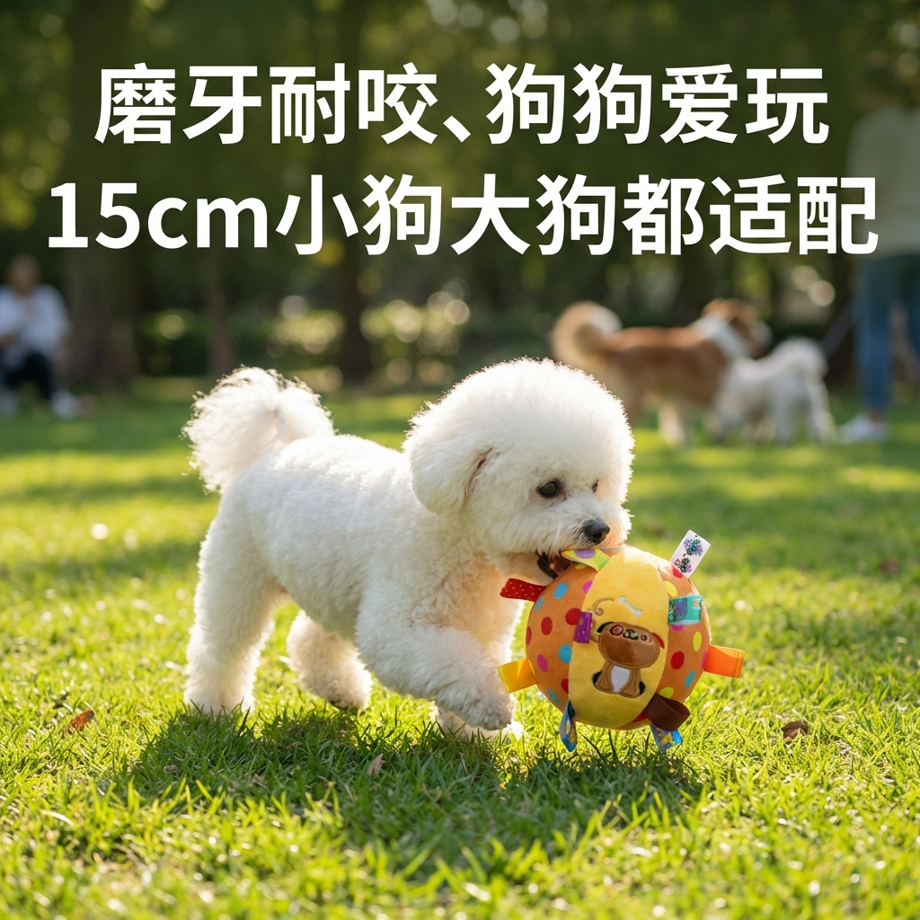狗狗玩具球小狗磨牙啃咬发声磨牙球小型犬专用训练球自嗨解闷用品