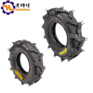 8人字轮胎内胎外胎 400 汽柴油微耕机170F173178F186F188F350