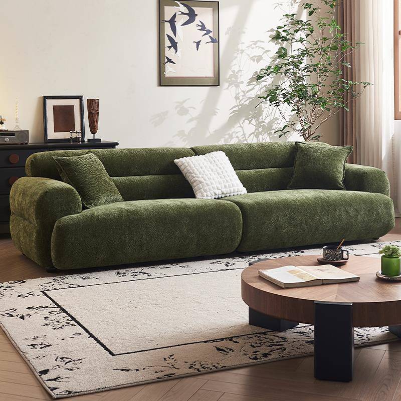 古比奥 法式覆古山谷沙发奶油ins风客厅小户型设计师直排布艺沙发