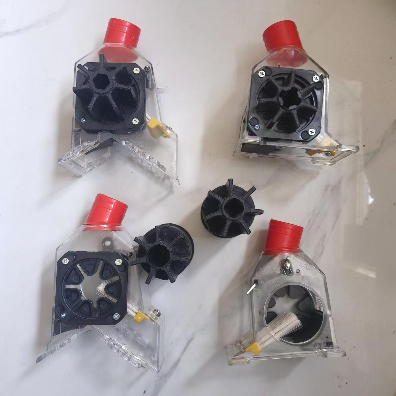 撒肥机播种机下肥盒带毛刷可调节肥盒聚碳材质