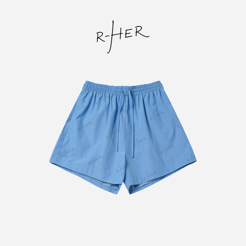 RHER STUDIO“海风慢跑”夏季纯棉速干宽松显瘦运动透气短裤K1522