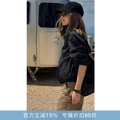 RHER STUDIO“轻黑休闲壳”春夏休闲百搭时尚运动户外薄外套W7056