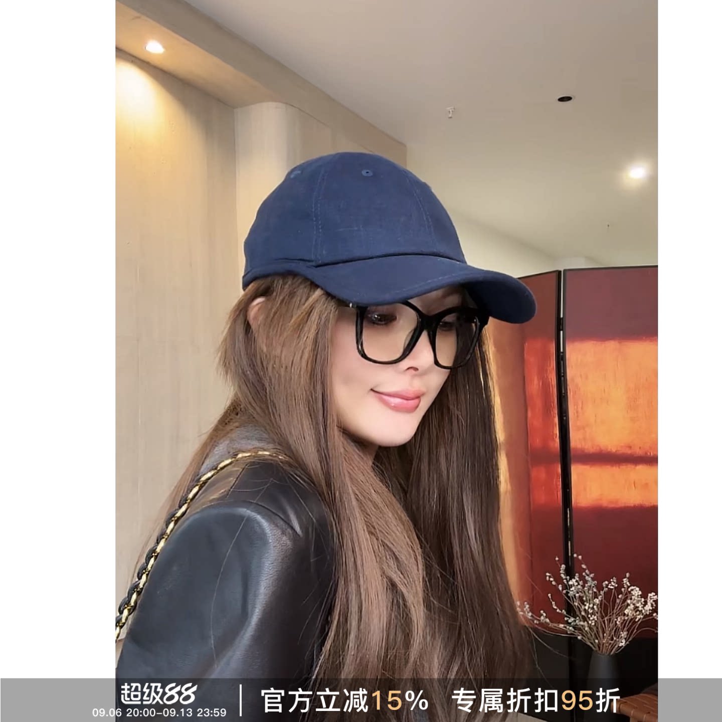 R-HER&ldquo;日式设计&rdquo;纯色透气亚麻牛皮经典休闲复古防晒棒球帽O7122