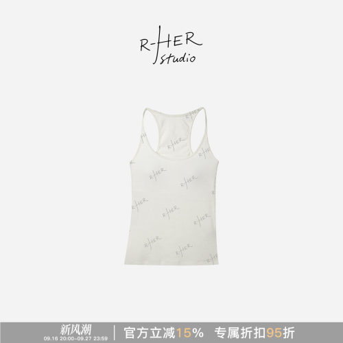 RHER STUDIO 显瘦无袖内搭遮副乳休闲舒适百搭辣妹女士背心DS156