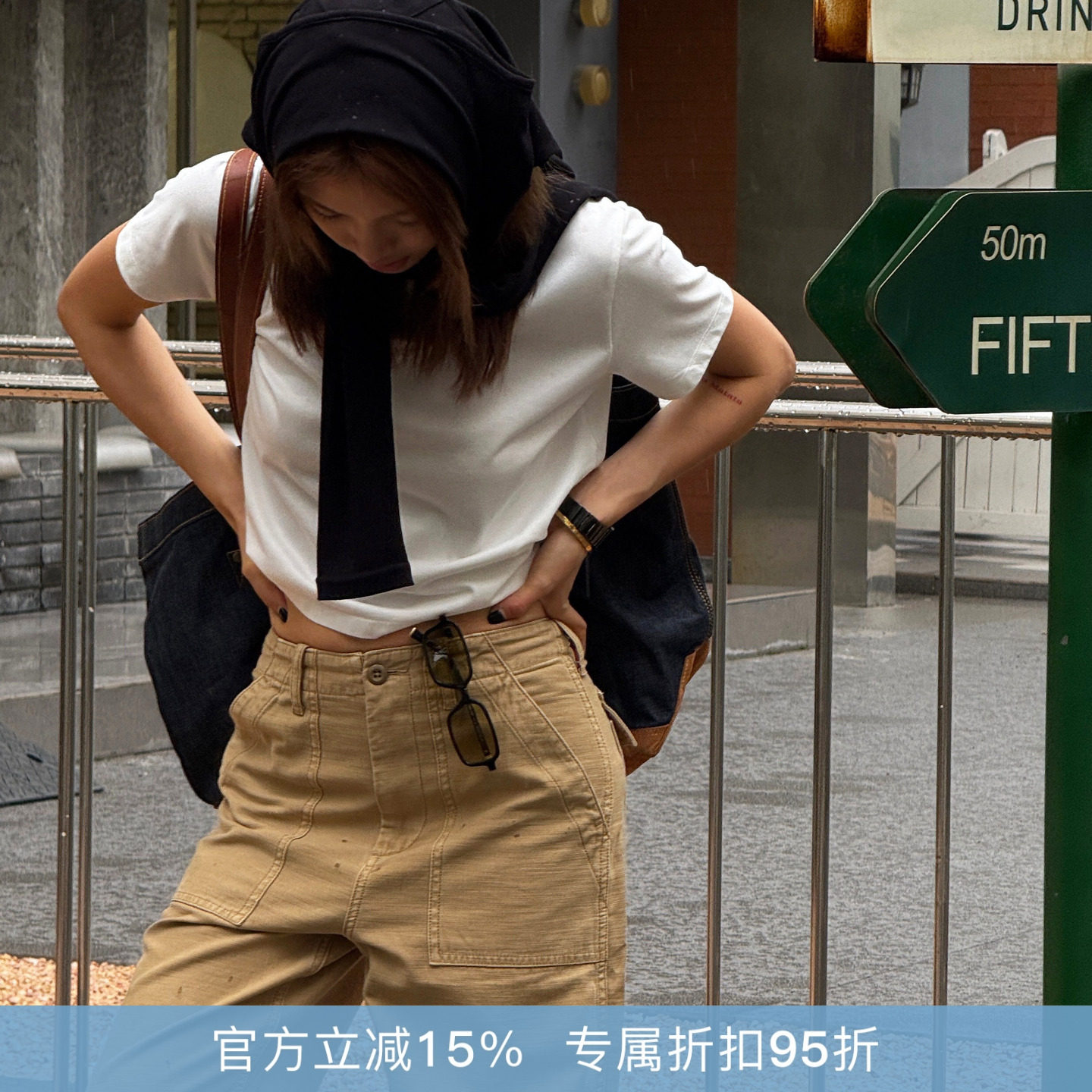 RHER STUDIO&ldquo;奶黄短 T&rdquo;夏季新款纯棉短袖圆领舒适显瘦百搭T0661