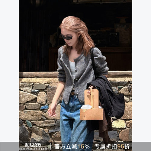 RHER STUDIO 复古高级感宽松显瘦休闲时尚洋气毛衣SS500