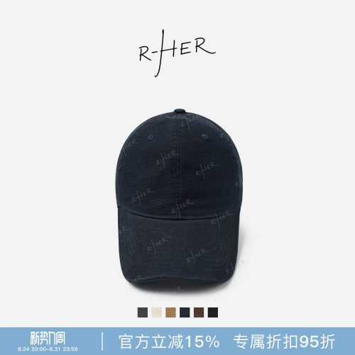 夏季焦糖显脸小软顶遮阳鸭舌帽