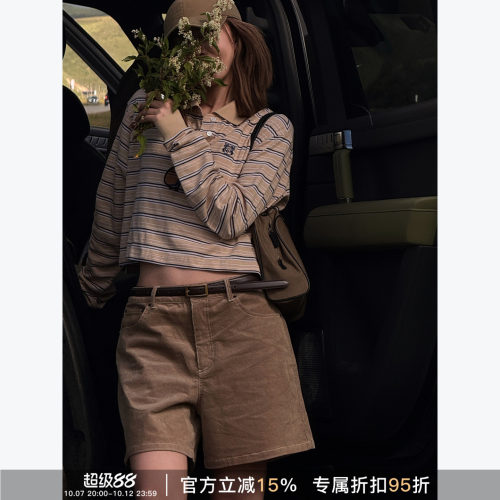 RHERSTUDIO显瘦阔腿休闲短裤