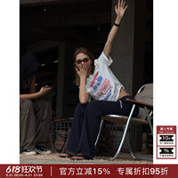 RHER STUDIO“100棉卡通T”夏季新款韩系印花宽松百搭显瘦短袖T20