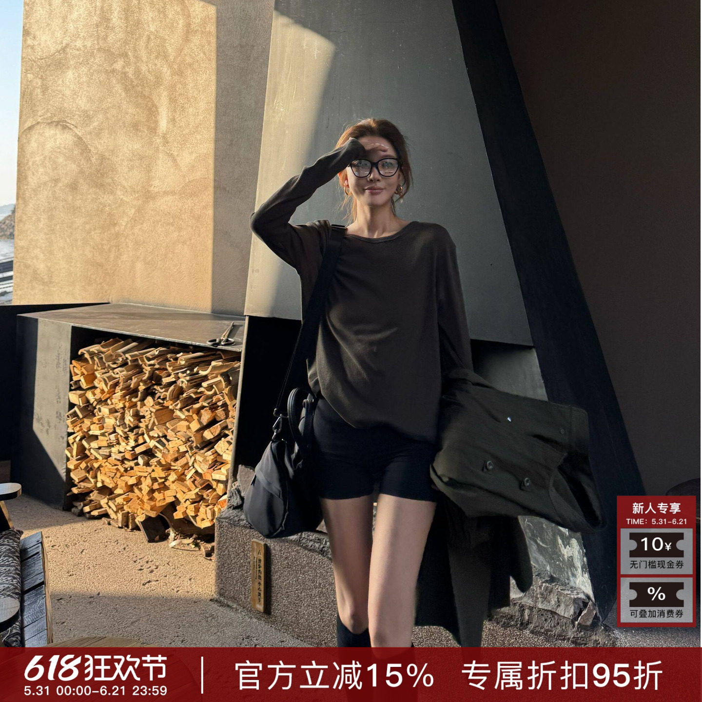 R-HER&ldquo;裸感裤&rdquo;薄款速干裸感无T线健身弹力腰紧身跑步瑜伽裤
