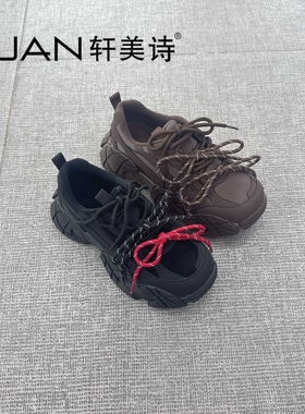 轩美诗2025新款秋冬复古百搭舒适休闲鞋老爹鞋女鞋30515