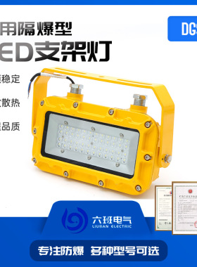 矿用隔爆型LED支架灯DGC40/127L方形手提款矿用隔爆兼本安型