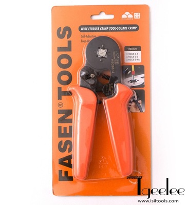 华胜工具 迷你型自调式 管型端子压线钳 HSC8 6-4(出口型)