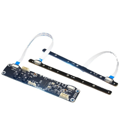 HXSJ USB模组 6阵列全向8麦克风远场回音消噪AEC声源定位DOA现货