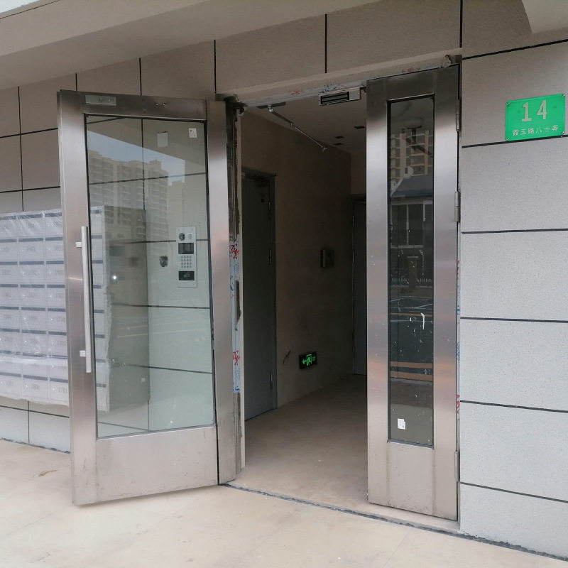 小区单元门 楼宇门 楼宇对讲安全门 不锈钢门 有框玻璃门 入户门