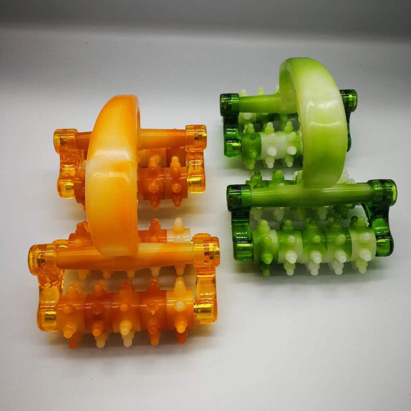 新款大号手动月球车按摩器 按摩车 太空车塑料按摩器滚轮式按摩器