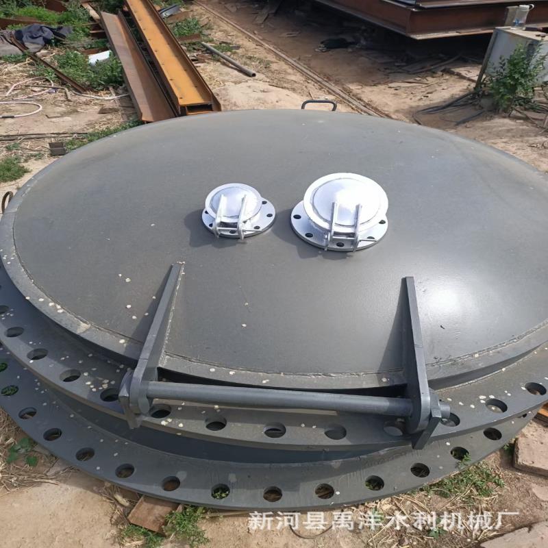 现货供应 不锈钢拍门铸铁拍门复合拍门玻璃钢拍门 排水管道止回阀