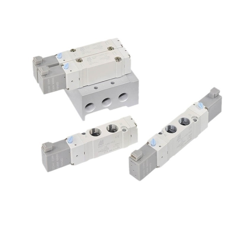 现货金器电磁阀MVSP-188-4E1-DC12 DC24 AC220 -H-D两位五通阀