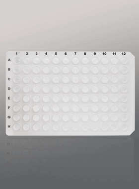 PP-96-NS-0100-W 0.1ml 96孔无裙边PCR板,白色