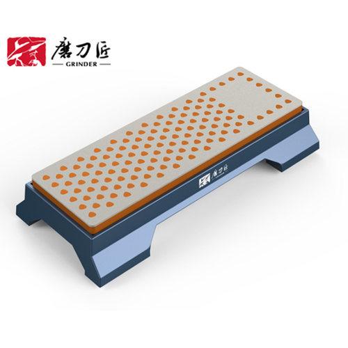 TAIDEA双面金刚石爱心镂空橙600/1000 目家用大底座油石快速磨刀