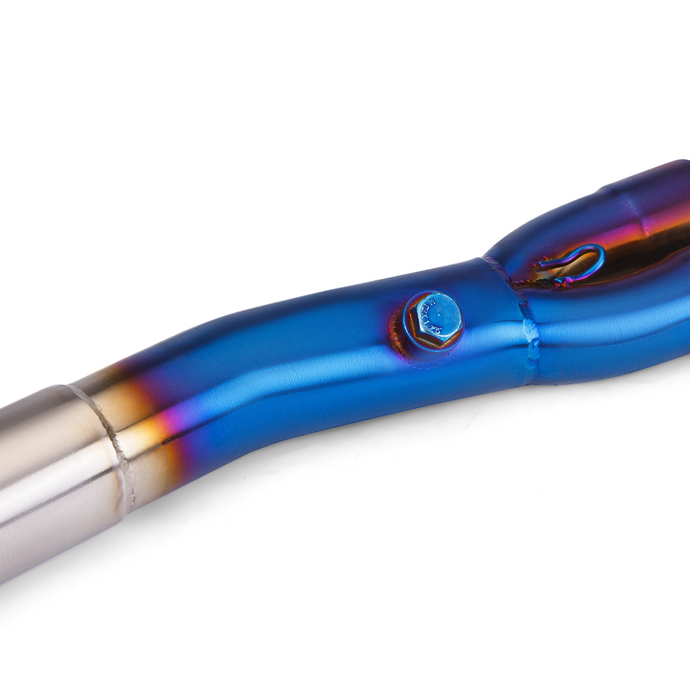 摩托车机车YZF R3 R25 MT03专用 不锈钢前段排气管尾段消声器 无