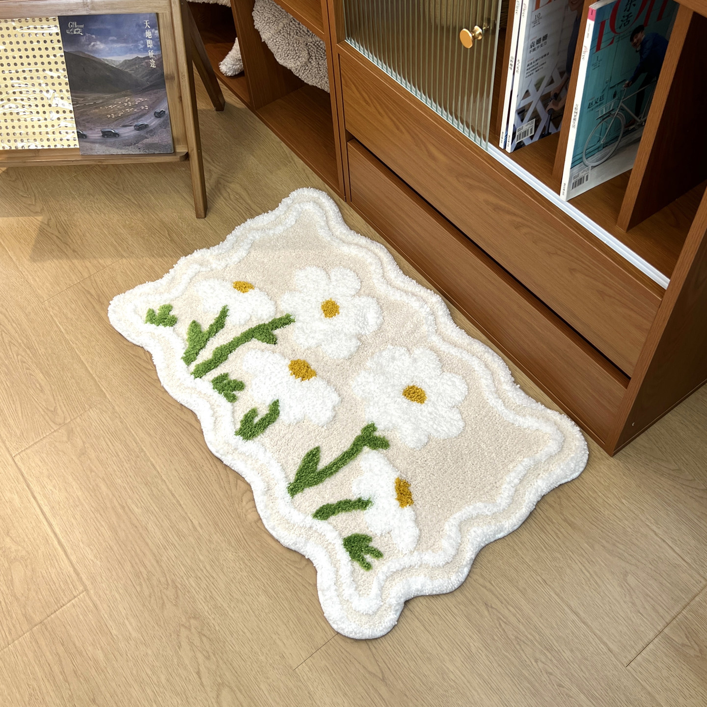 清仓地板价植绒地毯踩脚垫可机洗