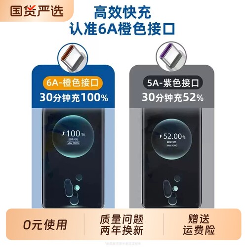 适用华为系列快充数据线