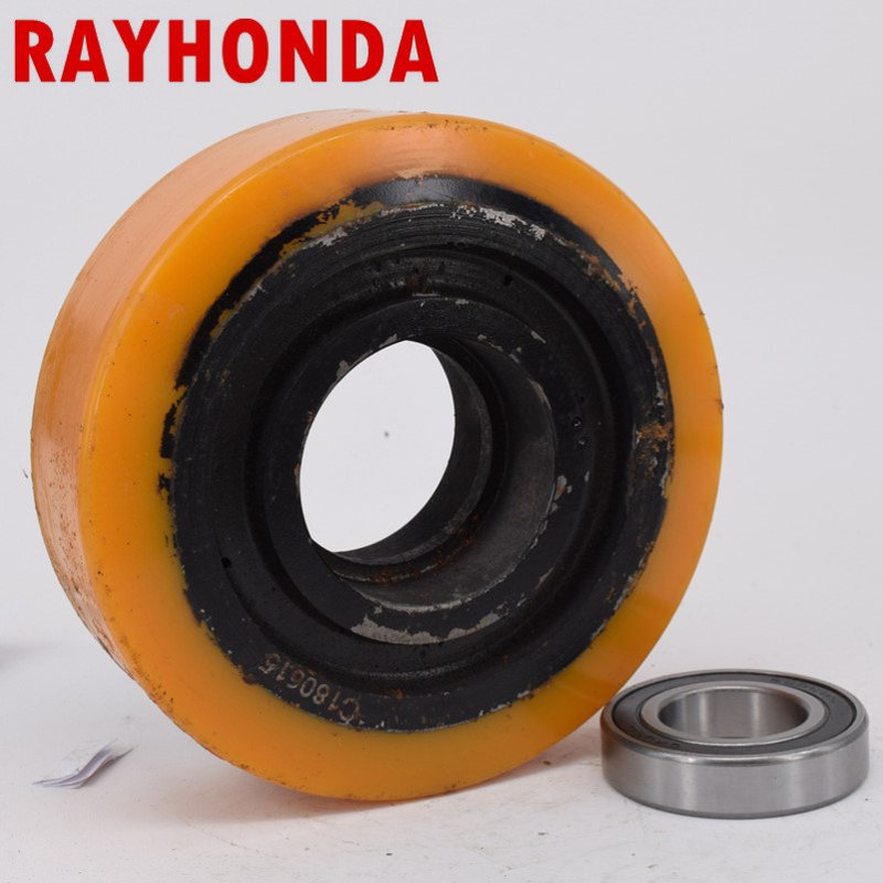 L10L12L14/16平衡轮辅助轮140*50-55电动堆高车轮子