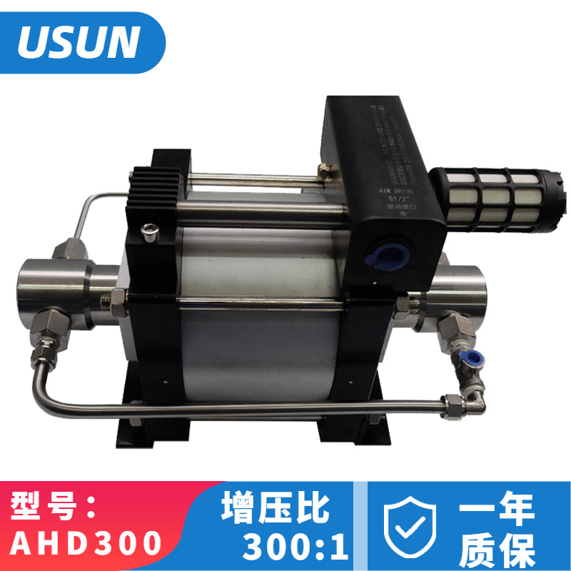 超高压气驱液体增压泵AHD300 200MPA 液压拉伸器测试气动液压器