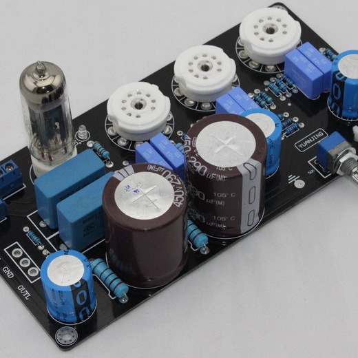 YJ0068-6N4电子管前级(参考Maratz7电路)(不含三个6N4管)HiFi发烧