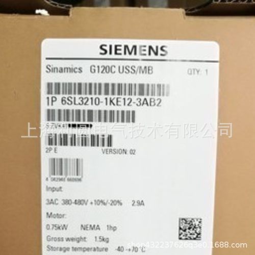 6SL3210-1KE15-8AB2变频器6SL3210-1KE17-5AB1/1KE18-8AB1