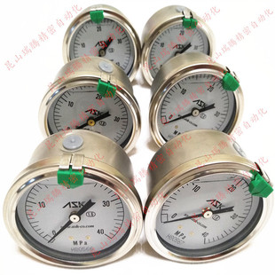 60x40MPa日本ASK耐振充油压力表 ADT OPG