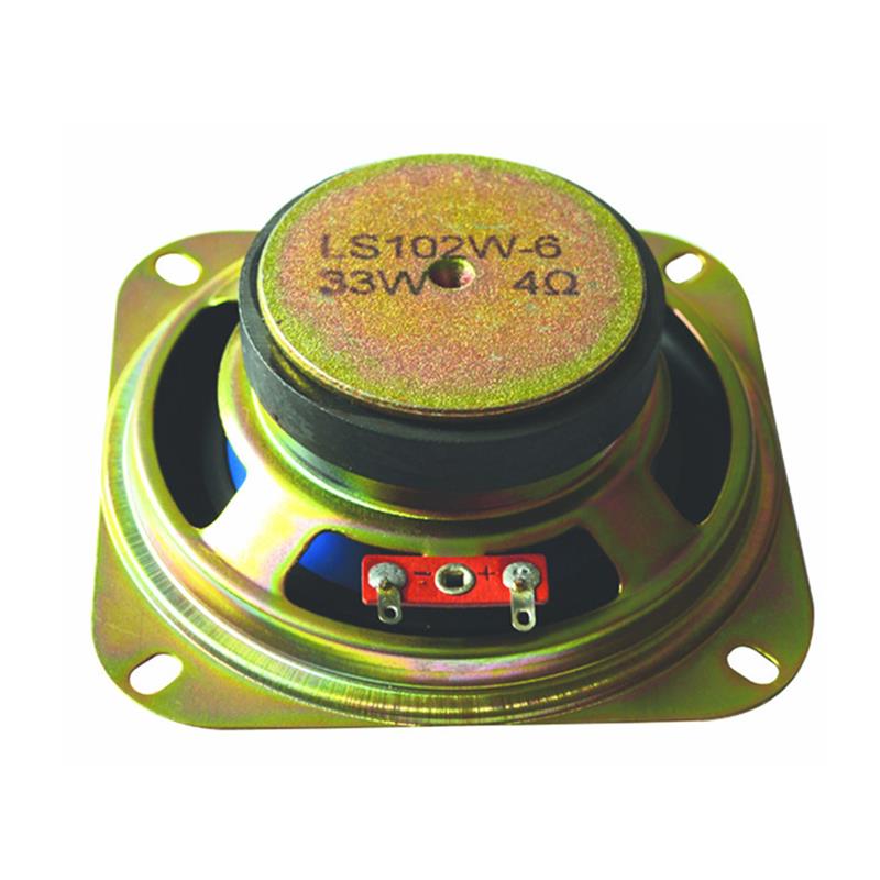 LS102W-6-R4 4欧33W4寸全频防水橡胶边塑料盆88dB设备喇叭11.5V