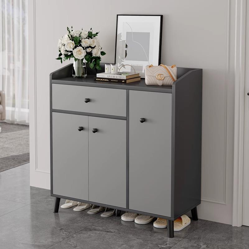 鞋柜家用门口室外过道电梯口入户大容量玄关柜2025新爆款收纳鞋架
